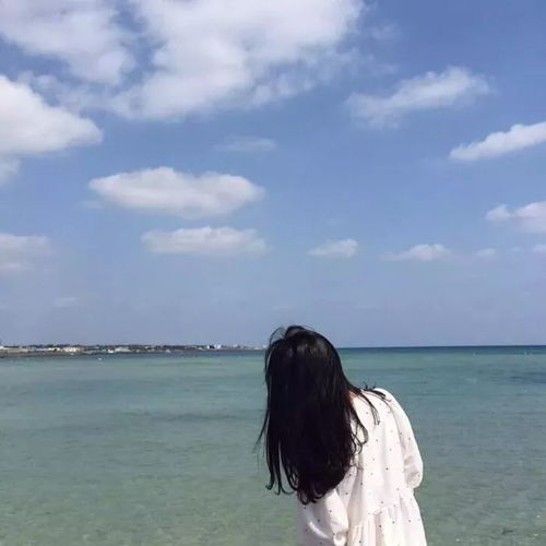 微信头像女生海边唯美