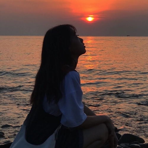 ins风女生头像拍照