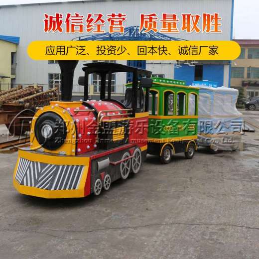 景区无轨小火车观光游览无轨观光小火车图片-黄页88网
