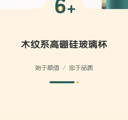 情侣简约耐高温大容量玻璃杯ins风男女学生便携家用透明随手杯子网红木纹杯便携清新森系水杯