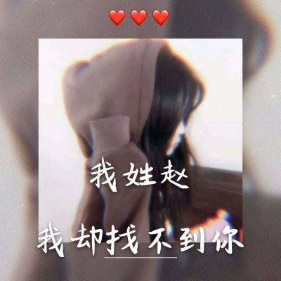 赵姓的微信头像图片女生系列漂亮的赵字我姓赵的专属句子图片大全