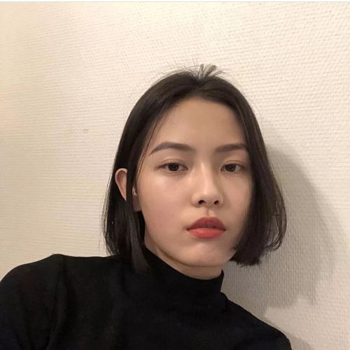 女生壁纸ins高级质感头像短发