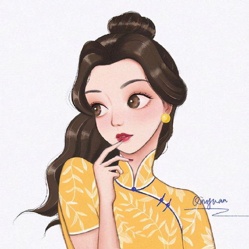 旗袍风的迪士尼公主,花木兰少女感十足,最美还是贝儿的大眼睛