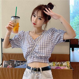 衬衫格子女