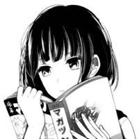 qq女生头像黑白动漫