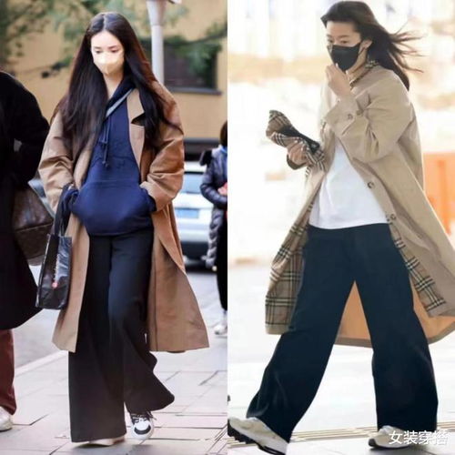韩国女生太会穿,首尔街拍上演风衣大秀,妆容精致穿出高级感