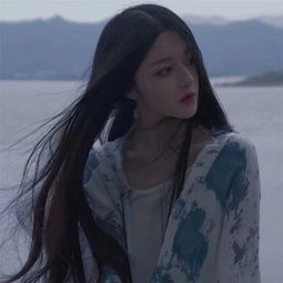 qq头像女生侧颜长发好看的