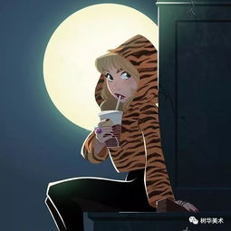 不会画漫画人物ins上超火的美漫风插画家,统统给你搜集起来