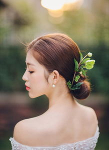 森系新娘造型图片,森系新娘发型,森系新娘发型图片