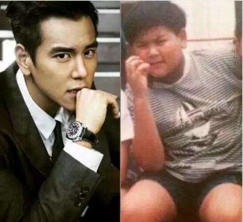 胡歌童年照pose撩人彭于晏鹿晗杨幂baby儿时萌照见过没