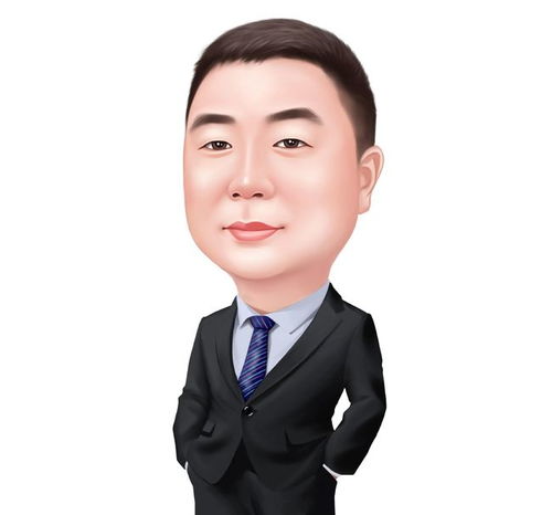 真人手绘男生微信头像稳重大气有品味的男生微信头像