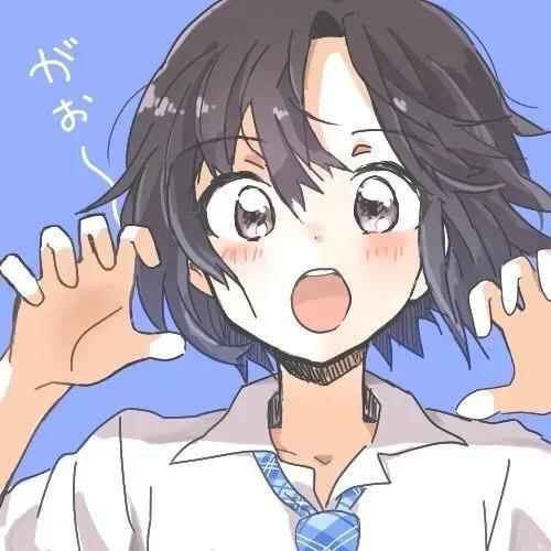 女生头像ins高级质感蓝色动漫头像