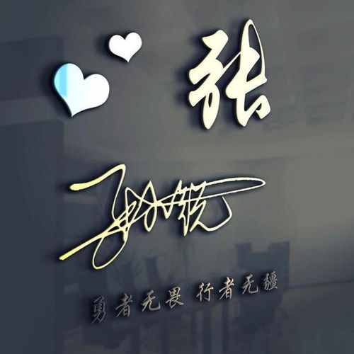 你的微信头像该换换了,3d高端大气精致姓氏签名头像,快来看