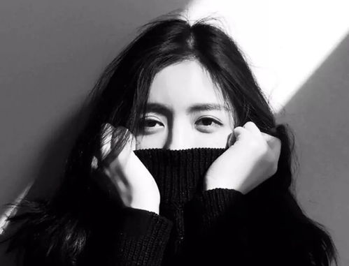 女生壁纸ins高级质感头像黑白