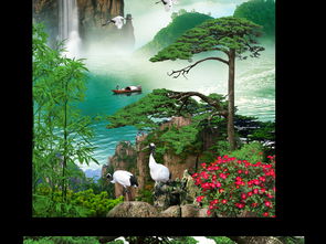 美好寓意风水山水玄关背景墙装饰画高山流水图片设计素材高清psd模板下载339.39mb山水风景画大全