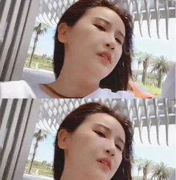 杨清柠女神人设崩坍一不小心关掉美颜,镰刀双眼皮属实优秀