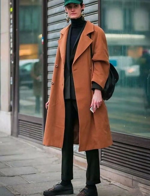 头像女ins高级质感黑色大衣