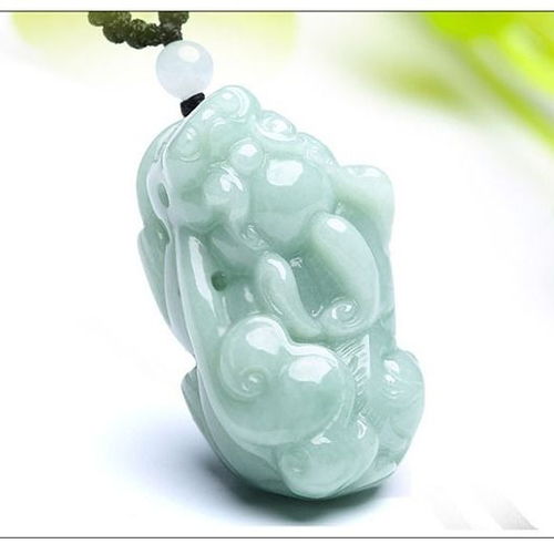 开光霸王翡翠貔貅吊坠男女招财辟邪玉石玉坠项链天然缅甸a货貔貅