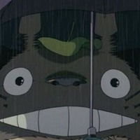 龙猫下雨打伞头像微信头像图片大全