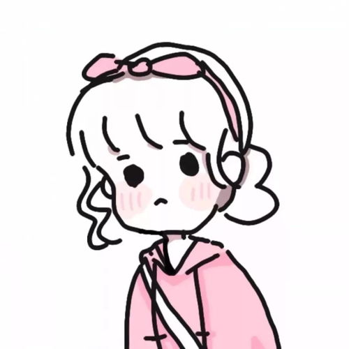 ins风简笔画头像鲸落