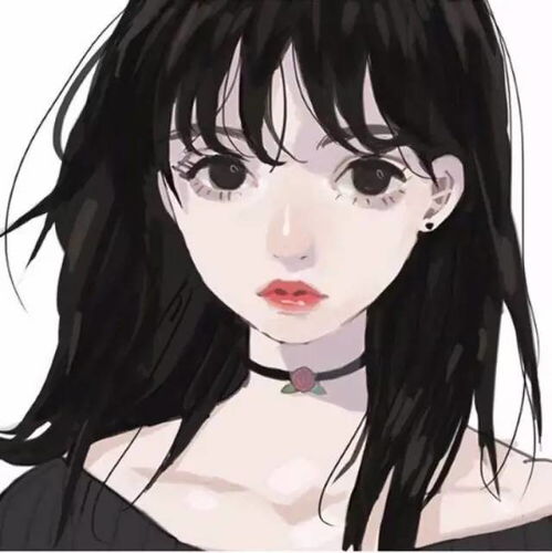 粉色少女头像