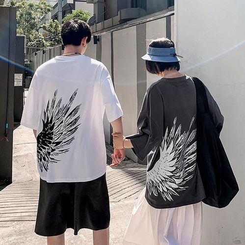 情侣夏装短袖t恤男士衣服ins宽松韩版潮上衣夏季学生班服