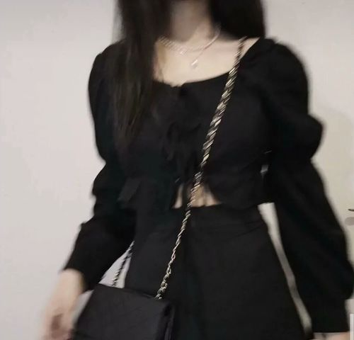 头像女ins高级质感黑色恐婚症