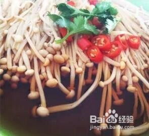 快手酸辣金针菇的做法步骤图,怎么做好吃