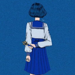 美女背影微信头像动漫