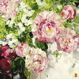画花的女人最迷人,她画的花太漂亮了