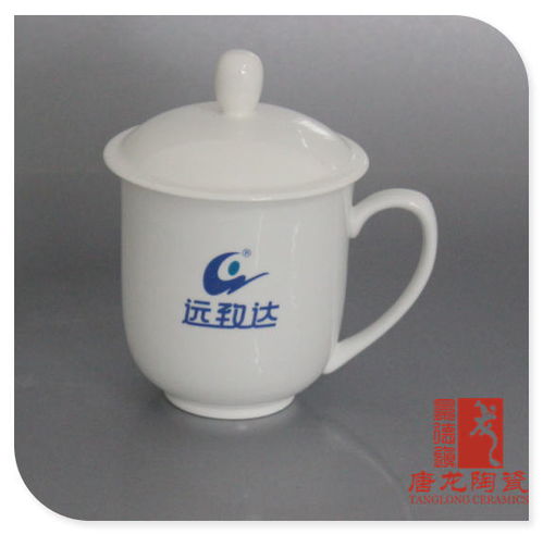 景德镇陶瓷厂家承接陶瓷茶杯加工定制加字加logo