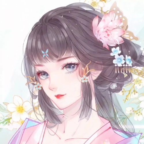 古风女生头像风华是一指流砂,苍老是一段年华