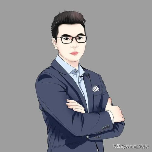 换一换你的微信头像吧,适合中年大叔的简约风漫画头像,快来选