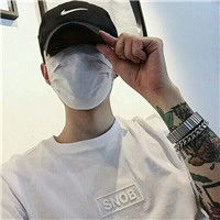 qq头像男生戴帽子遮脸