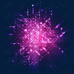 紫色线路板光效矢量素材图片免费下载高清psd千库网图片编号7943944