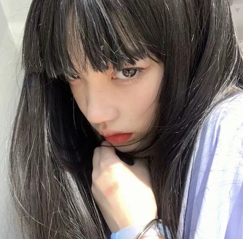 ins高冷范女生头像