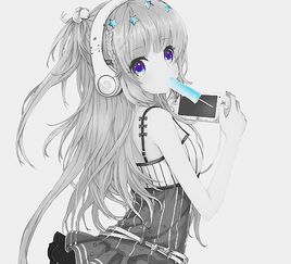 快手头像动漫伤感黑白