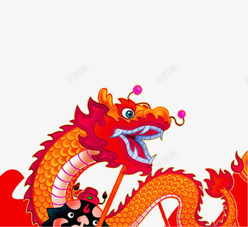 红色中国风舞龙免抠png设计图片免费下载页面网页平面电商创意素材二月二素材