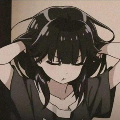 二次元动漫女生头像摸摸小猪头万事不用愁