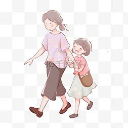 搀扶母亲图片搀扶母亲图片素材免费下载千库网
