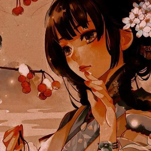 磨砂质感复古红女头15幅头像
