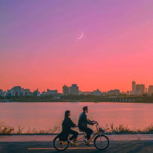 ins情侣头像大溪地