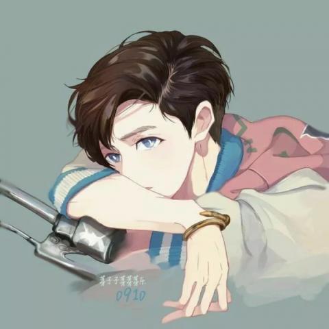 二次元卡哇伊男生头像图片