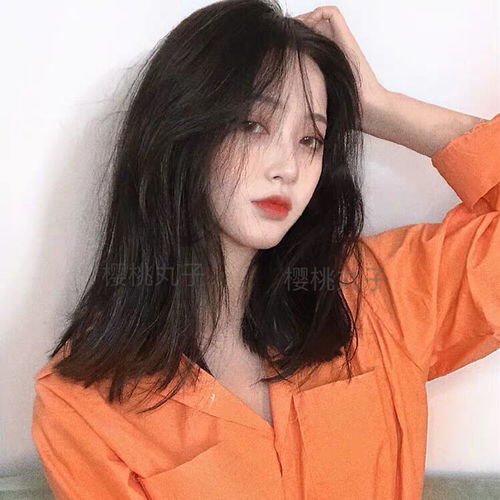 2019新品假发女中长短发学生中分内扣卷发圆脸空气刘海波波bobo头