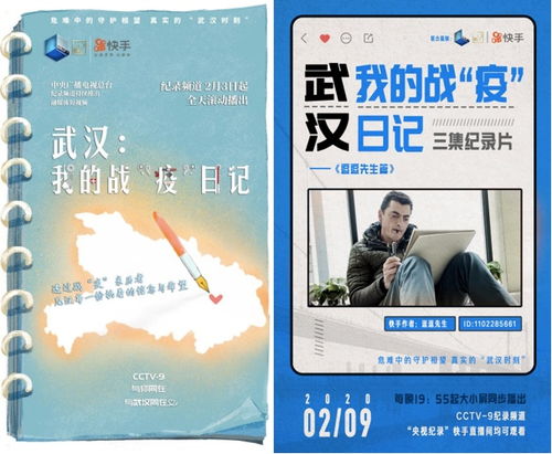 多名快手用户央视纪录频道讲述武汉战疫