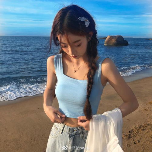 抖音美女红人,路怡,长相漂亮,身材很好,高质量内容走红抖音