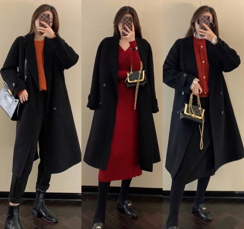 看了这么多韩系大衣look,还是她的穿搭最高级,简直是模板