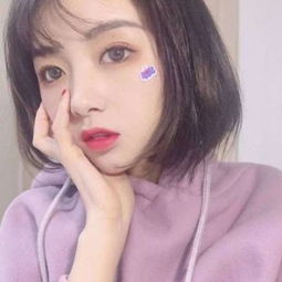 短发高冷气质女生头像韩版女生冷酷气质范