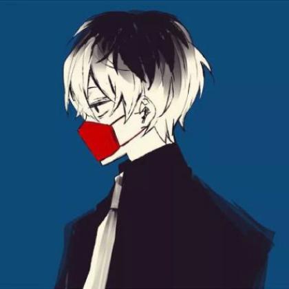 冷酷卡通男生微信头像,愿所有的离开都是一场梦而已
