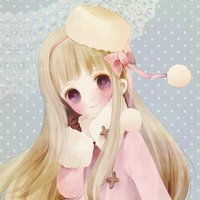 求女生头像卡通歪脑袋
